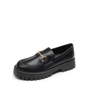 DREAM PAIRS Slip Resistant  Platform Chunky Penny Loafers
