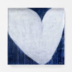 She Will Be Loved Drippy Heart Art Print