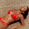 Vibrant Fields Swim Top Citrus