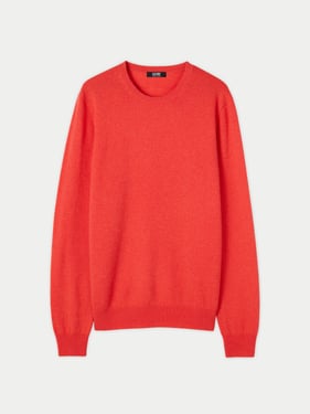 Essential Crewneck Cashmere Sweater - 3XL / fiesta / MK01-877