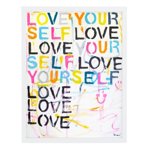 Hello I Love Me Art Print