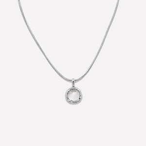 Aeolian Whispers Necklace - White Gold Plated