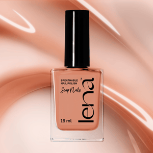 LENA Soap Nails – Breathable & Water-Permeable Halal Nail Polish - She’s Peach Perfect - SN04