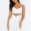Simply Unique Crop Top White