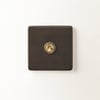 One gang 2 way Florence toggle switch in bronze