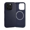 iPhone 16 Pro Leather Slimline Bumper Case (MagSafe Compatible) - Blue