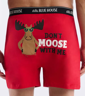 Men's Don't Moose With Me Boxer Shorts