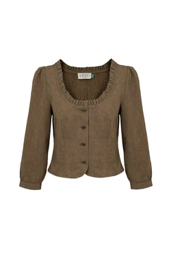 Dabinett Bodice in Walnut