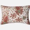 QE Home Porto Pillow Sham, Paisley, Red, King