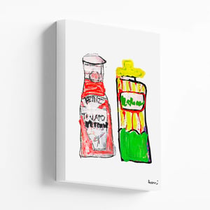 Youre The Ketchup to My Mustard Mini Canvas