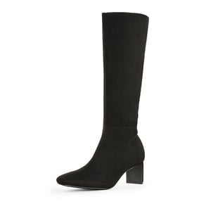 DREAM PAIRS Suede Chunky Knee High Boots