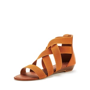 DREAM PAIRS Ankle Strap Elastic Sandals