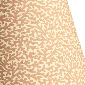 25cm empire shade in blush Tuffley cotton by GP & J Baker
