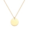 Circle Necklace Gold