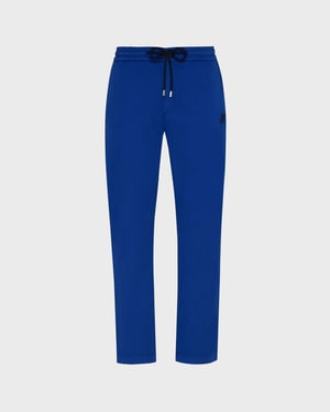 Vilebrequin - Men Elastic Waist Cotton Pants Solid - Jeans - Clemence - Blue - Size 36