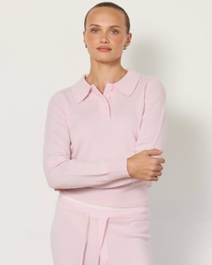 Tove Cashmere Polo - Large