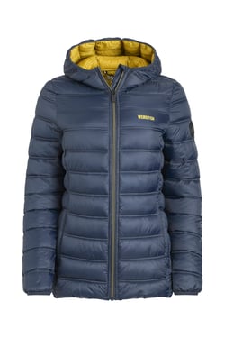 Weird Fish Eshka Lightweight Padded Jacket Navy Blue Size 18