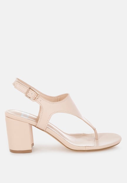 Ann Real Leather Thong Toe Sandals