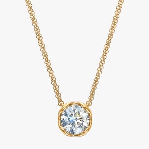 Solitaire Diamond Necklace - 1.25 CT