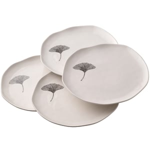 Belleek Living Ginkgo Dinner Plate - Set of 4 - Extra 25% off with LC25