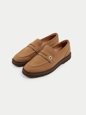 Cashmere Loafers - 44 / almond / UF0004-0927
