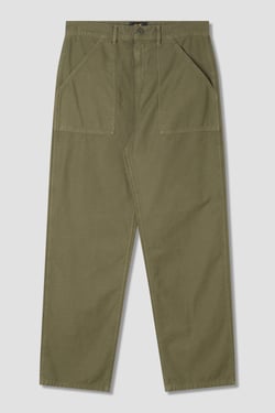 Fat Pant (Olive Sateen) - 34L