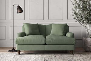 nkuku Deni Small Sofa | Make To Order | Brera Linen Jade
