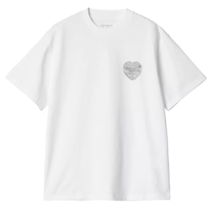 Carhartt WIP Womens S/S Hartt Chain T-Shirt White