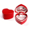 Jeulia Double-layer Heart Shape PU Jewelry Box