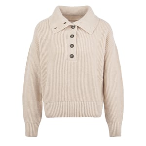 Barbour Womens Yarrow Knitted Jumper Oatmeal