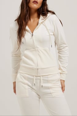 CREAM CLASSIC VELOUR ROBERTSON HOODIE - XXXL / Cream
