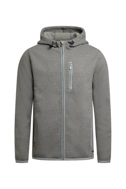 Weird Fish Lockie Full Zip Bonded Fleece Hoodie Limestone Size S