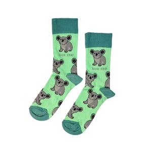 Save the Koalas Bamboo Socks | UK Adult 4-7