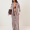 Brown Striped Shirt