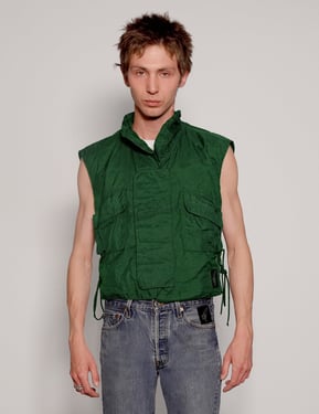 Ex Military Flak Jacket in Green