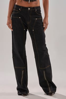 AKIRA Hardest To Love Wide Leg Denim | Size 2X