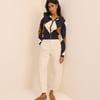Navy Argyle Cardigan