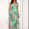Late Style Maxi Dress Green