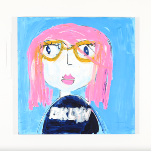 BKLYN Girl Original Painting by Kerri Rosenthal
