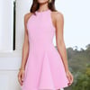 Candle Flick Mini Dress Pink