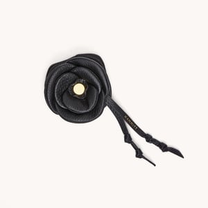 Hammitt Vince Floral Charm Black Brushed Gold