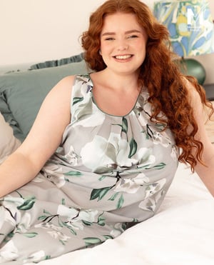 Kallie Womens Floral Print Long Nightdress - 28