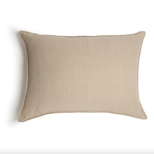 Montauk 28" X 36" Large Decorative Bed Pillow With Insert   Natural