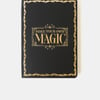 The A5 Notebook - Black with Gold Foiling