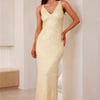 Shimmering Allure Sequin Maxi Dress Yellow