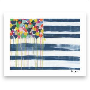 United States of Love Mini Art Print