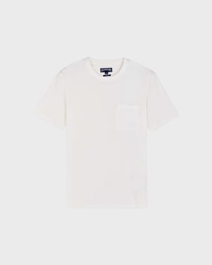 Vilebrequin - Men Organic Cotton T-shirt Solid - Tee Shirt - Titan - Beige - Size 4XL