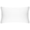 Brilliant White Boudoir Pure Silk Cushion Cover - 30x50cm