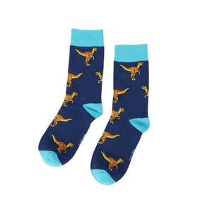 Save the Velociraptors Bamboo Socks | UK Adult 4-7
