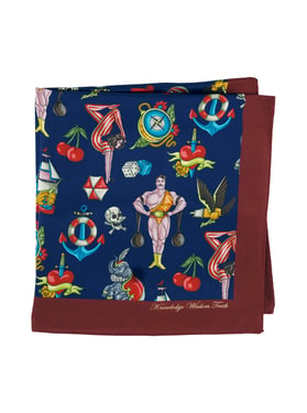 Robert Graham Circus Pocket Square